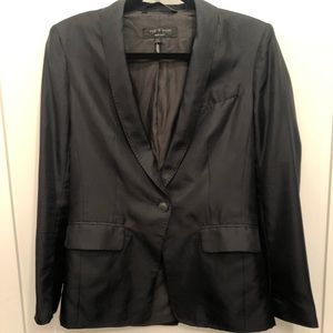 rag & bone silk blazer